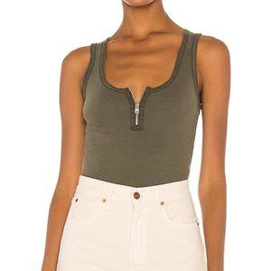 ALL SAINTY UTILITY GREEN BODYSUIT